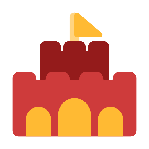 Sand castle Generic Flat icon