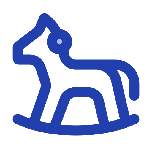 schaukelpferd Generic Blue icon