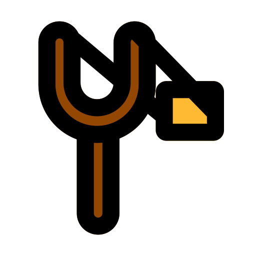 Slingshot Generic Outline Color icon