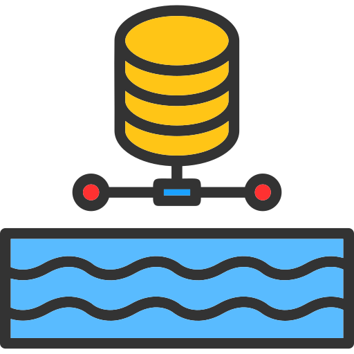 lago de datos Generic Outline Color icono