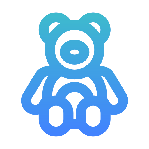Teddy bear Generic Gradient icon