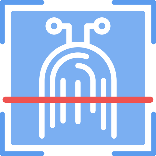 biometryczny Generic Flat ikona