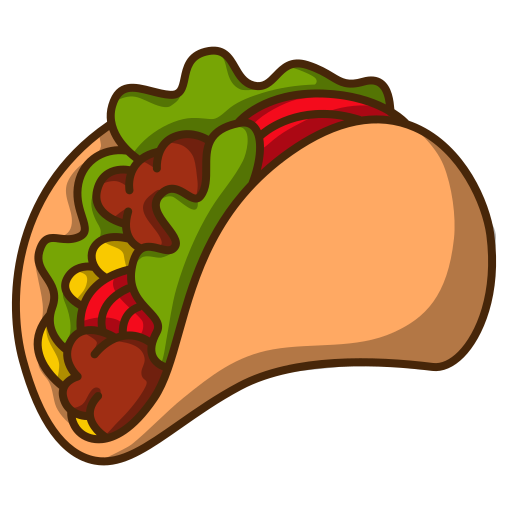 taco Generic color lineal-color icoon