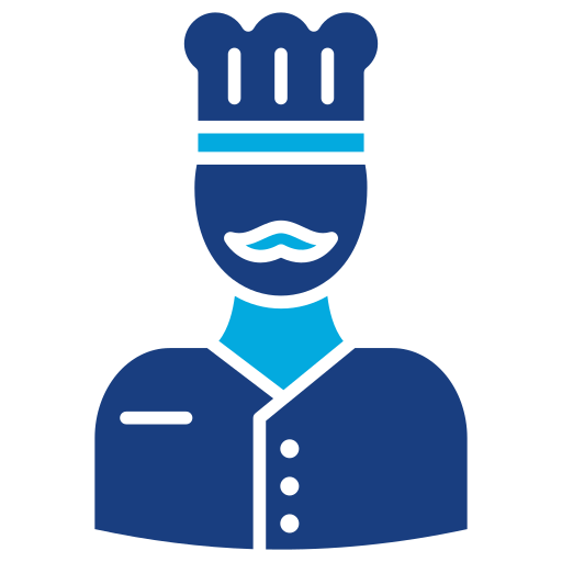 빵 굽는 사람 Generic Blue icon