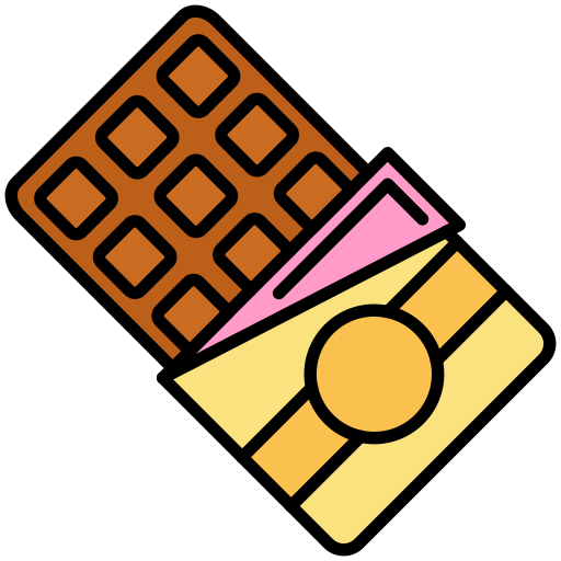 barre de chocolat Generic color lineal-color Icône