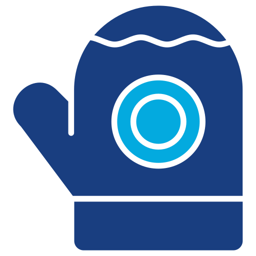 ミトン Generic Blue icon