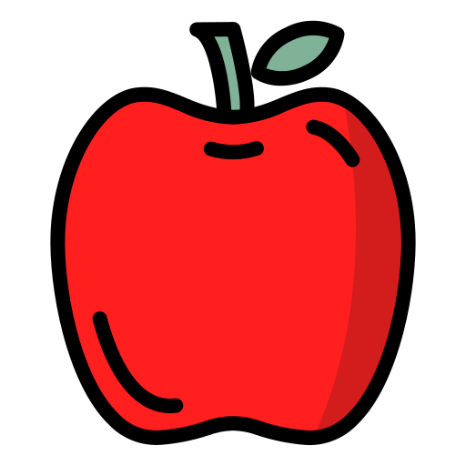 りんご Generic Outline Color icon