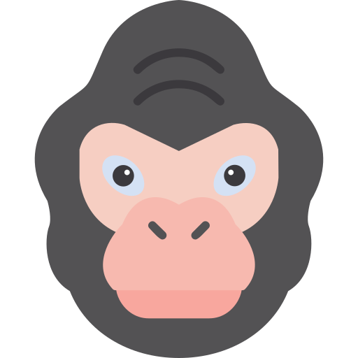 Gorilla Generic Flat icon
