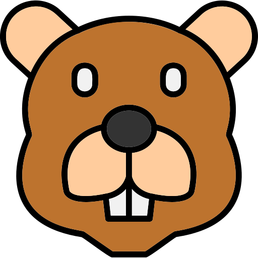 Beaver Generic Outline Color icon