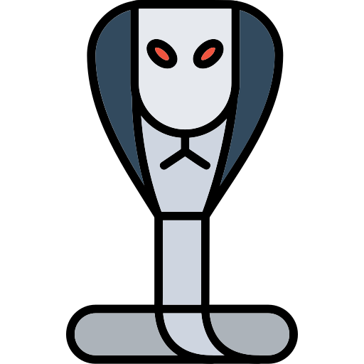 cobra Generic Outline Color icono