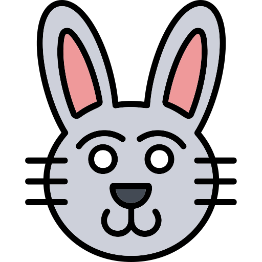 Rabbit Generic Outline Color icon