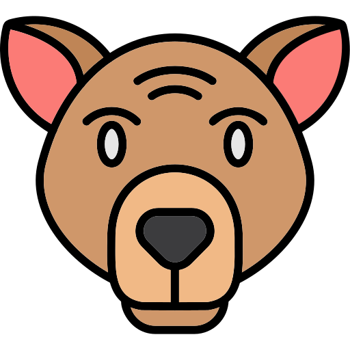 Hyena Generic Outline Color icon