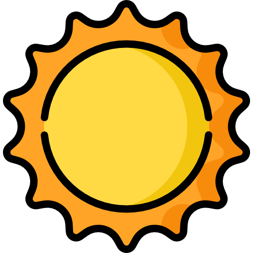 太陽 Special Lineal color icon