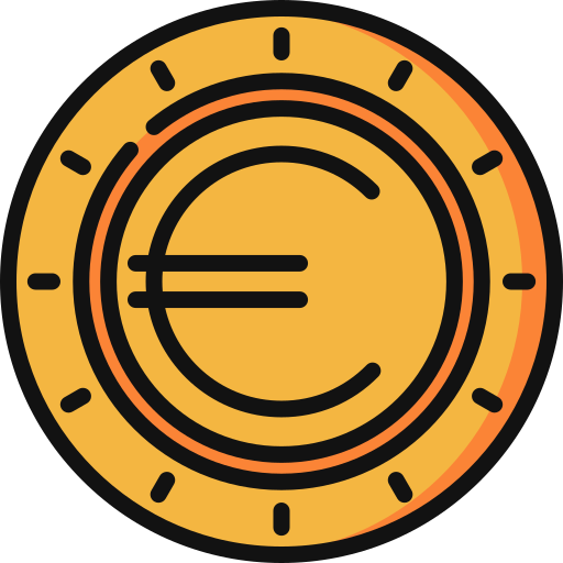 Евро Special Lineal color иконка