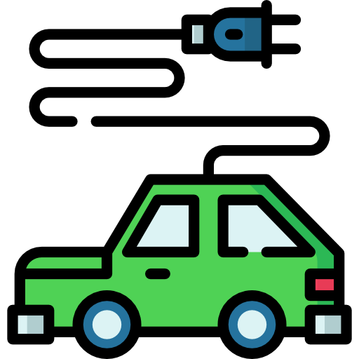 elektroauto Special Lineal color icon