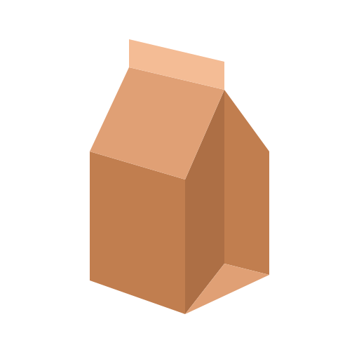 pudełko z jedzeniem Generic Flat ikona