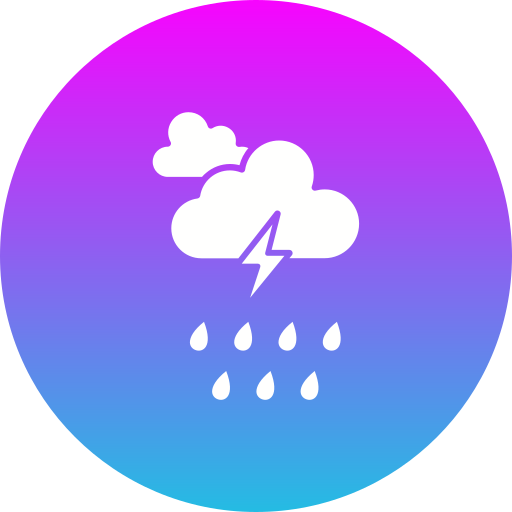 Thunderstorm Generic Flat Gradient icon