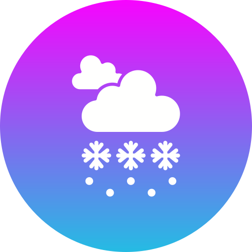 Snow storm Generic Flat Gradient icon