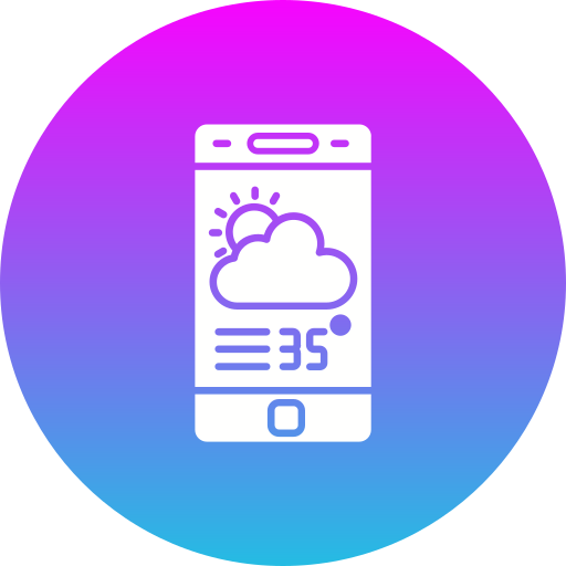 Weather app Generic Flat Gradient icon