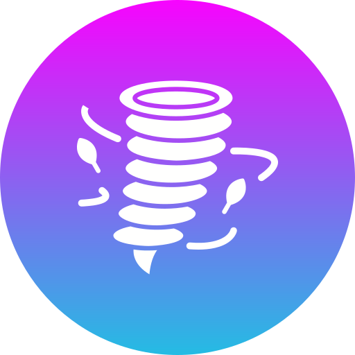 tornado Generic Flat Gradient icon