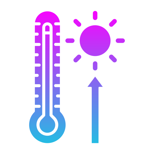 alta temperatura Generic Flat Gradient icono
