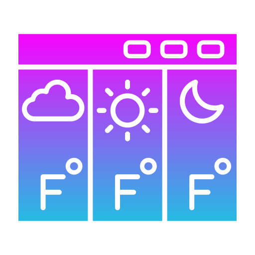 previsão Generic Flat Gradient Ícone