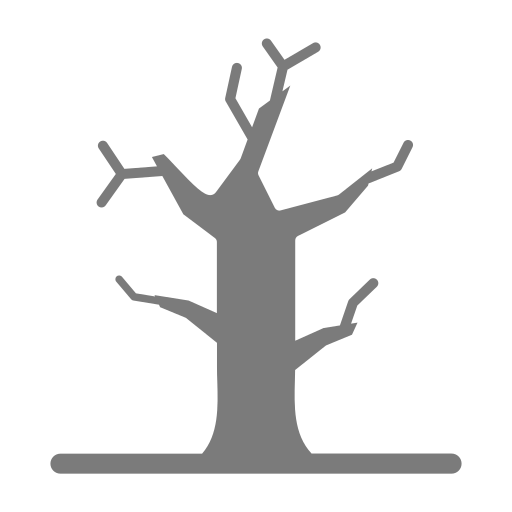 죽은 나무 Generic Grey icon