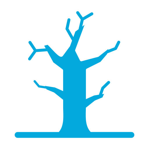 枯れ木 Generic Blue icon