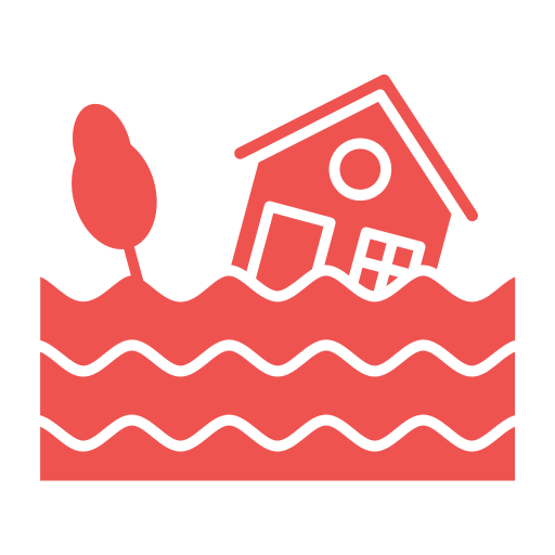 浸水した家 Generic Flat icon