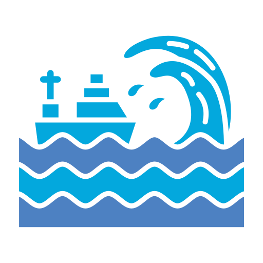 津波 Generic Blue icon