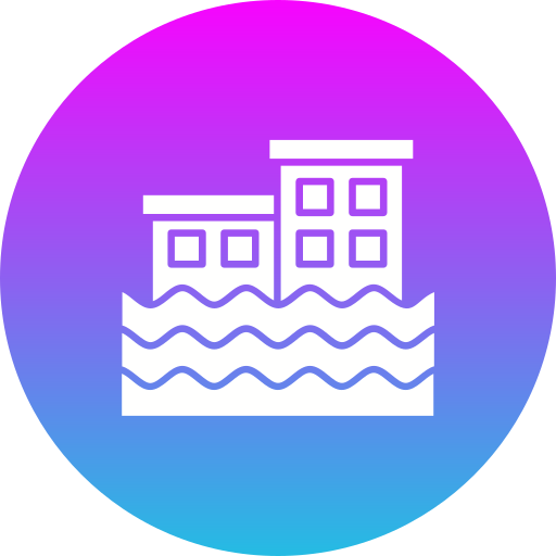 홍수 Generic Flat Gradient icon