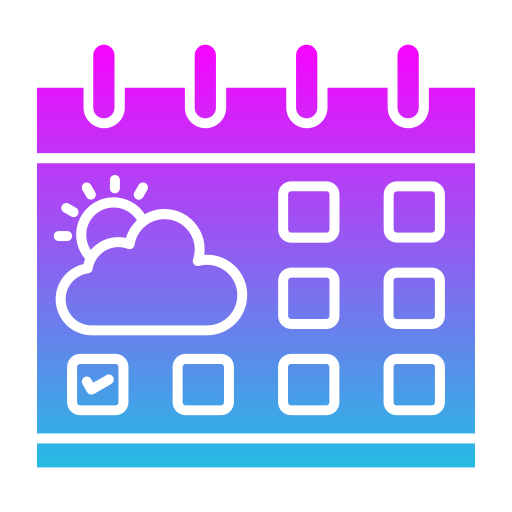 kalender Generic Flat Gradient icon