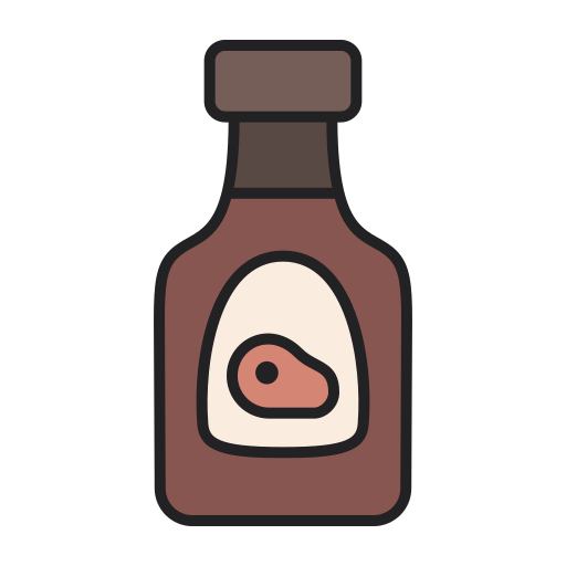 grillsoße Generic Outline Color icon