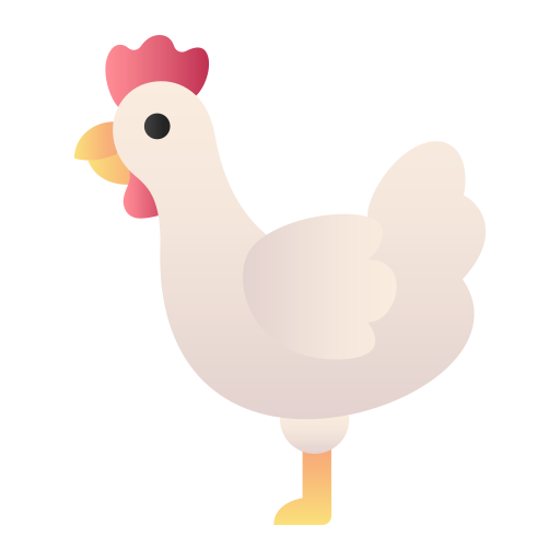 poulet Generic Flat Gradient Icône