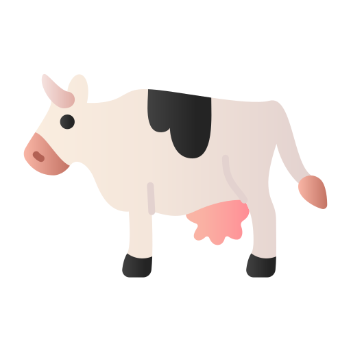 vaca Generic Flat Gradient Ícone