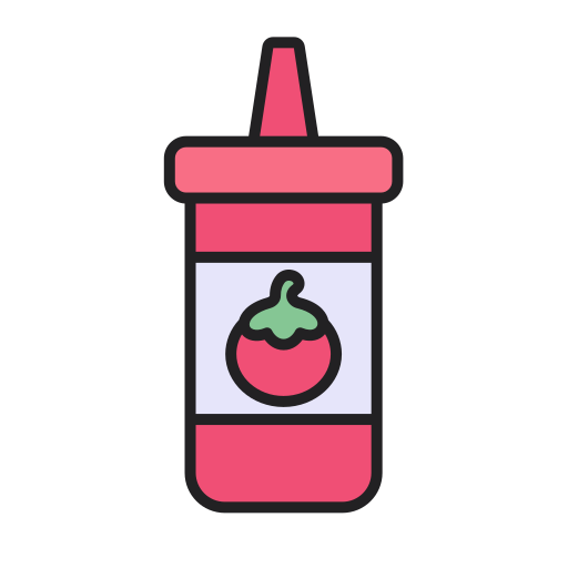 ketchup Generic Outline Color icona