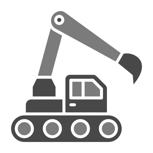 Excavator Generic Grey icon