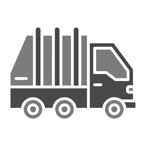 caminhão de lixo Generic Grey Ícone