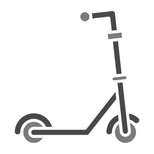 キックスクーター Generic Grey icon