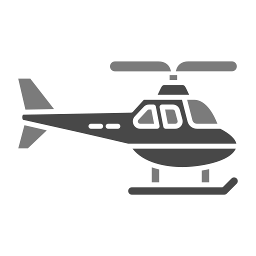 helicóptero Generic Grey Ícone