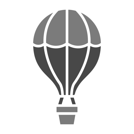 Hot air balloon Generic Grey icon