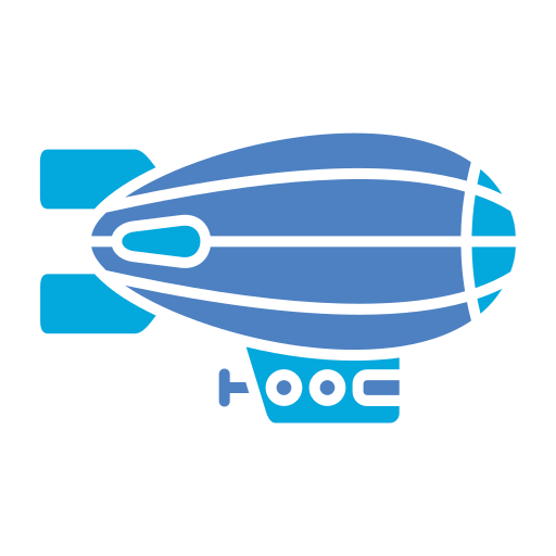 dirigible Generic Blue icono