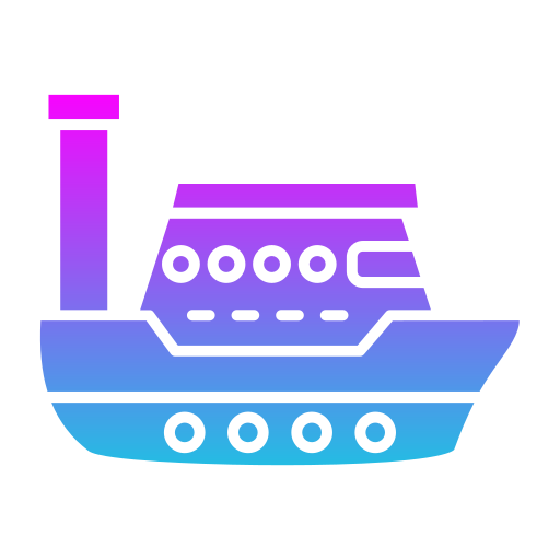 Корабль Generic Flat Gradient иконка