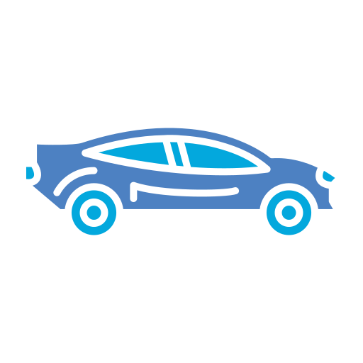 sportwagen Generic Blue icoon