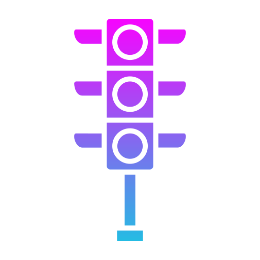 semáforo Generic Flat Gradient icono
