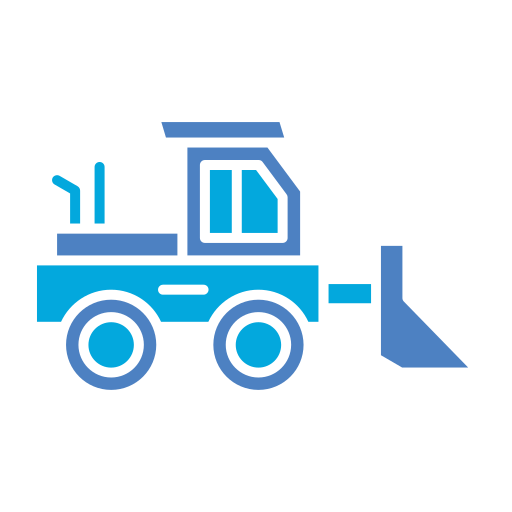 bulldozer Generic Blue icoon