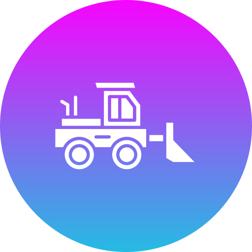 bulldozer Generic Flat Gradient icon