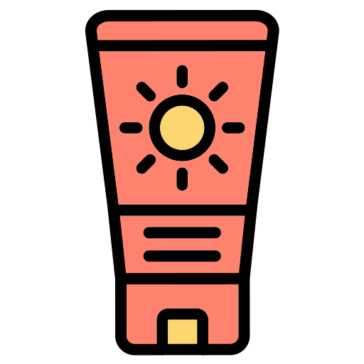 protector solar Generic Outline Color icono
