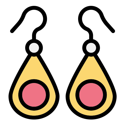 Earrings Generic Outline Color icon