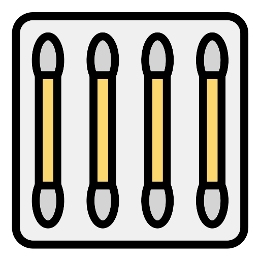 Ватные палочки Generic Outline Color иконка